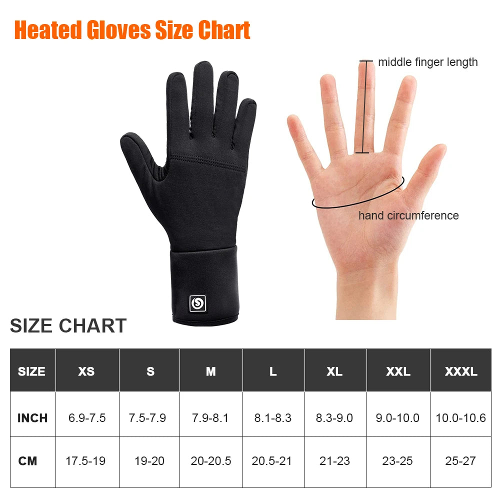 Savior S13 Heated Waterproof Motorcycle Gloves For Winter Riding