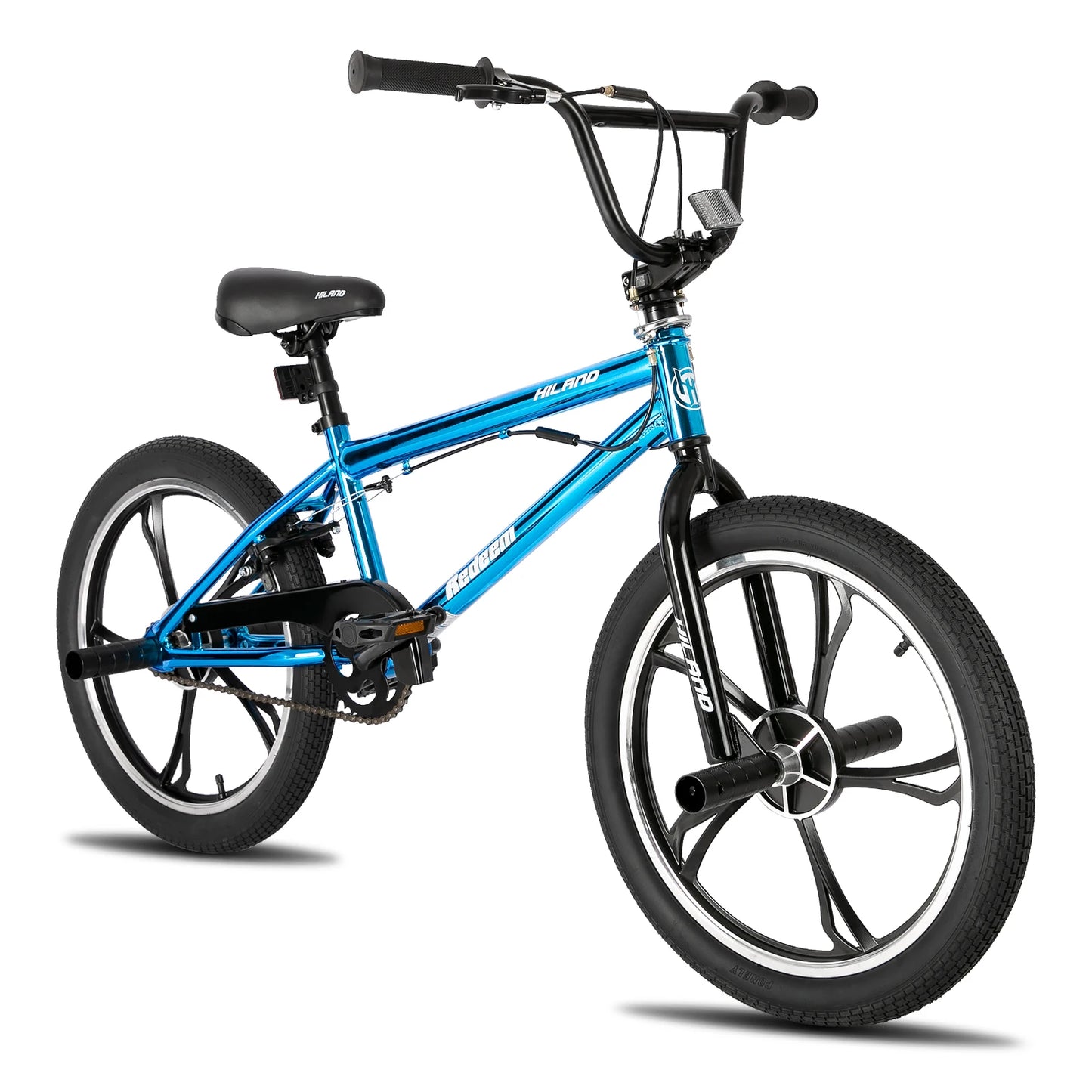 Hiland 20 Inch Kids BMX Bike With Freestyle Pegs
