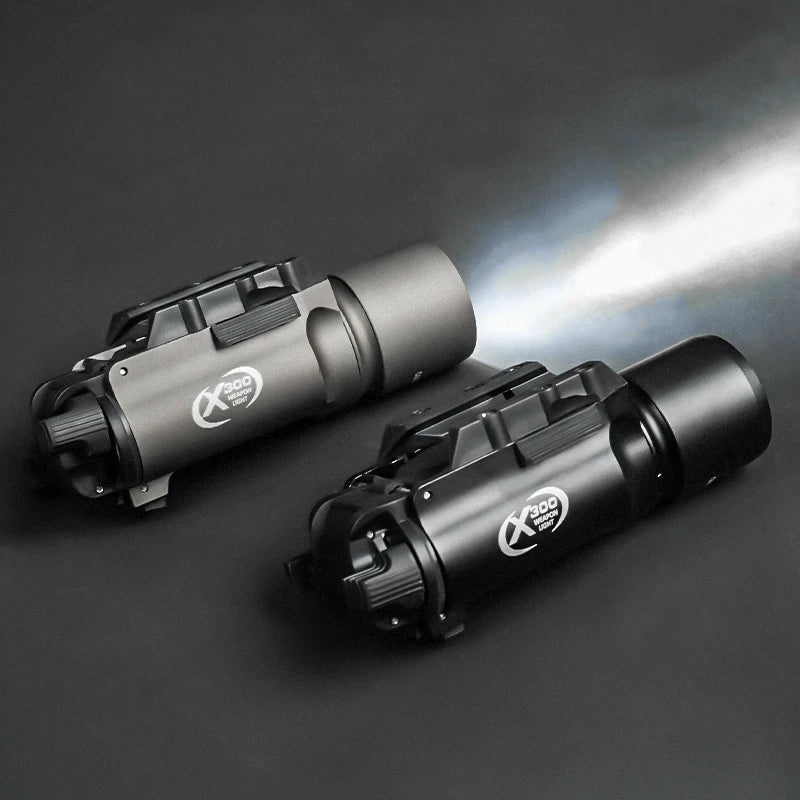 X300 Tactical Led Weapon Flashlight With Durable Metal Housing