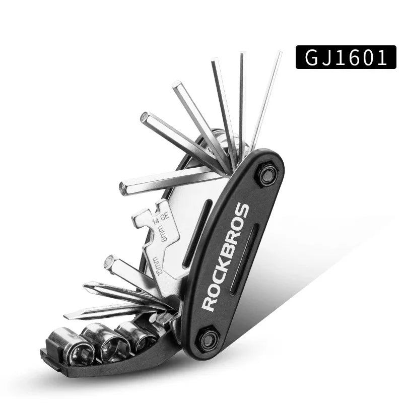 Rockbros 16 In 1 Bike Repair Tool Kit For Cyclists