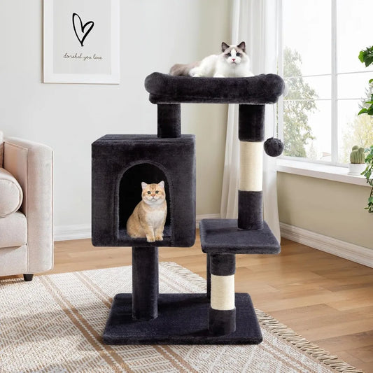 NBVCX Cat Tree Tower With Plush Perches and Sisal Posts