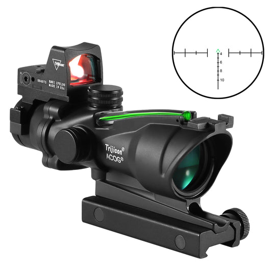Nabila Adjustable 4x32 Red Dot Tactical Rifle Scope