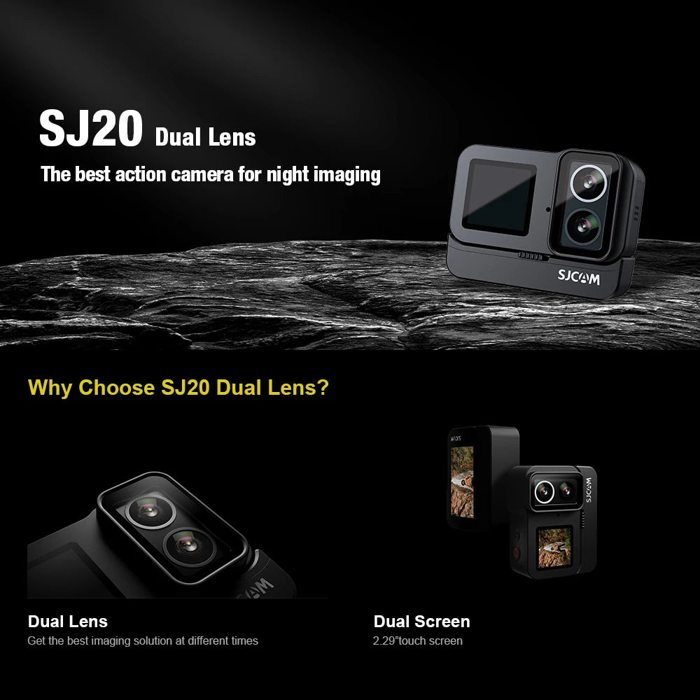 SJCAM SJ20 4K Action Camera Anti Shake 5G WiFi Screen