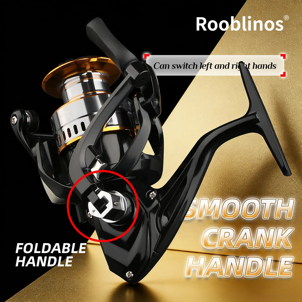 Roublinos Ultra Light Spinning Reel Sealed Bearings 22 Lb Drag