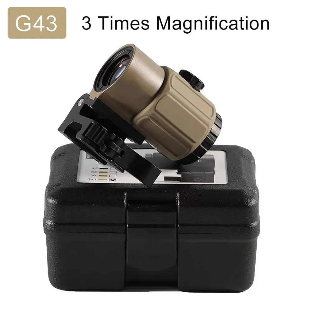Bestsight G43 G45 3X Magnifier Scope With Quick Detach Mount