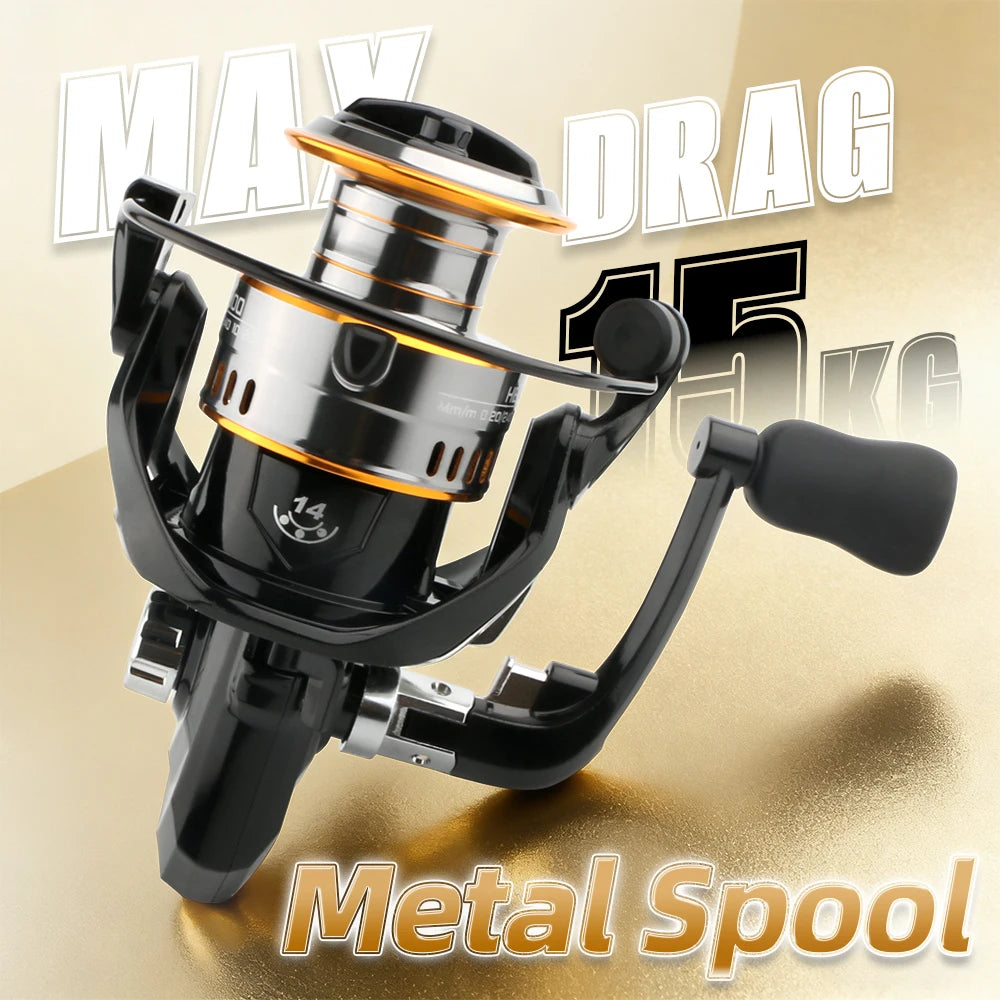 Roublinos Ultra Light Spinning Reel Sealed Bearings 22 Lb Drag