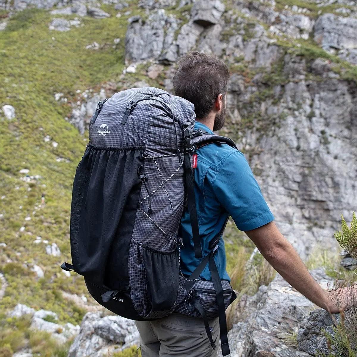 Naturehike Waterproof Hiking Mountaineering Backpack With Rain Cover