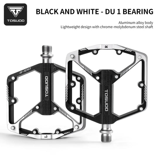 TOSUOD Lightweight Aluminum Alloy Bicycle Pedals With Anti Slip Grip