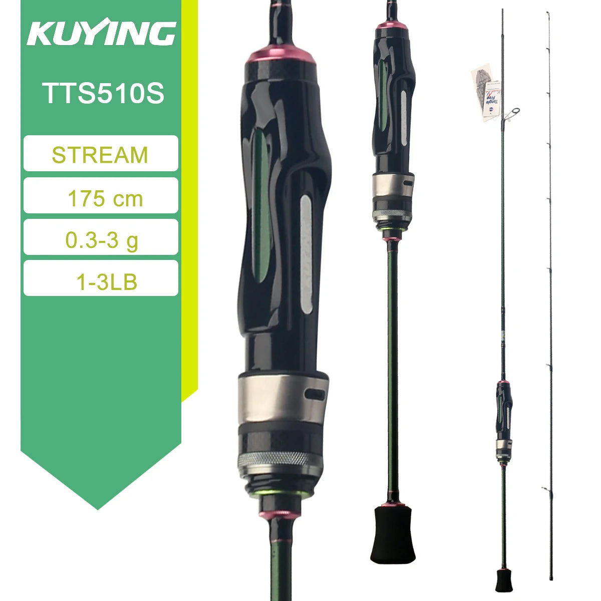 Kuying Teton Fast Action Spinning Casting Fishing Lure Rod