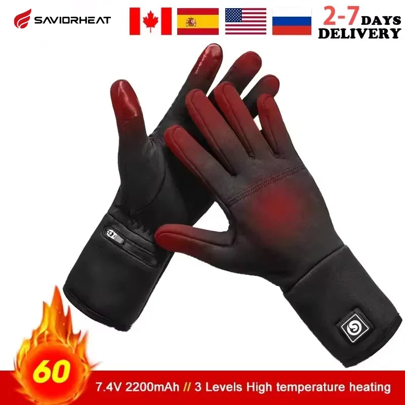 Savior Heat Rechargeable Electric Heated Liner Gloves For Winter Sports