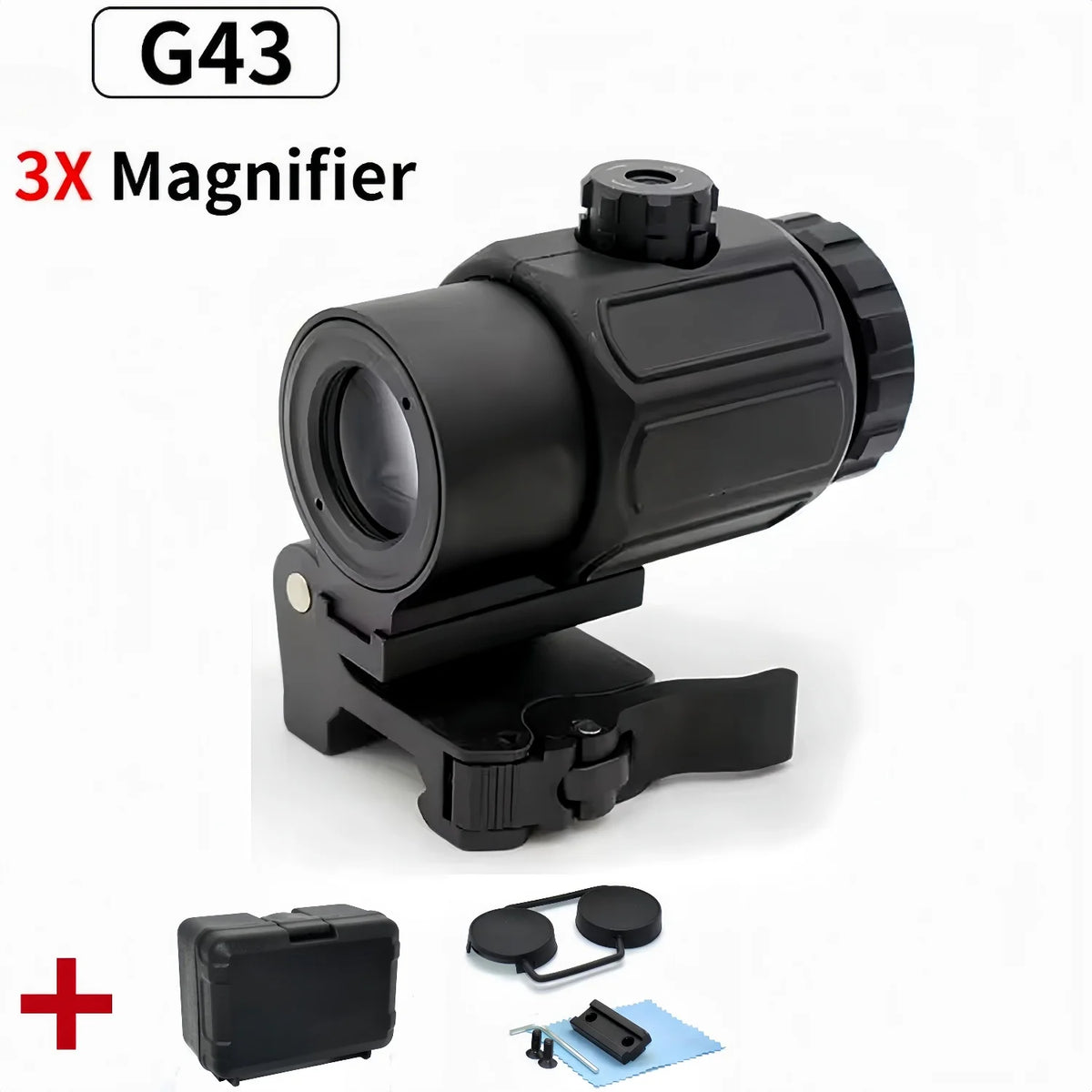 Nabila Tactical G33 G43 G45 Magnifier Scope 3X 5X Flip