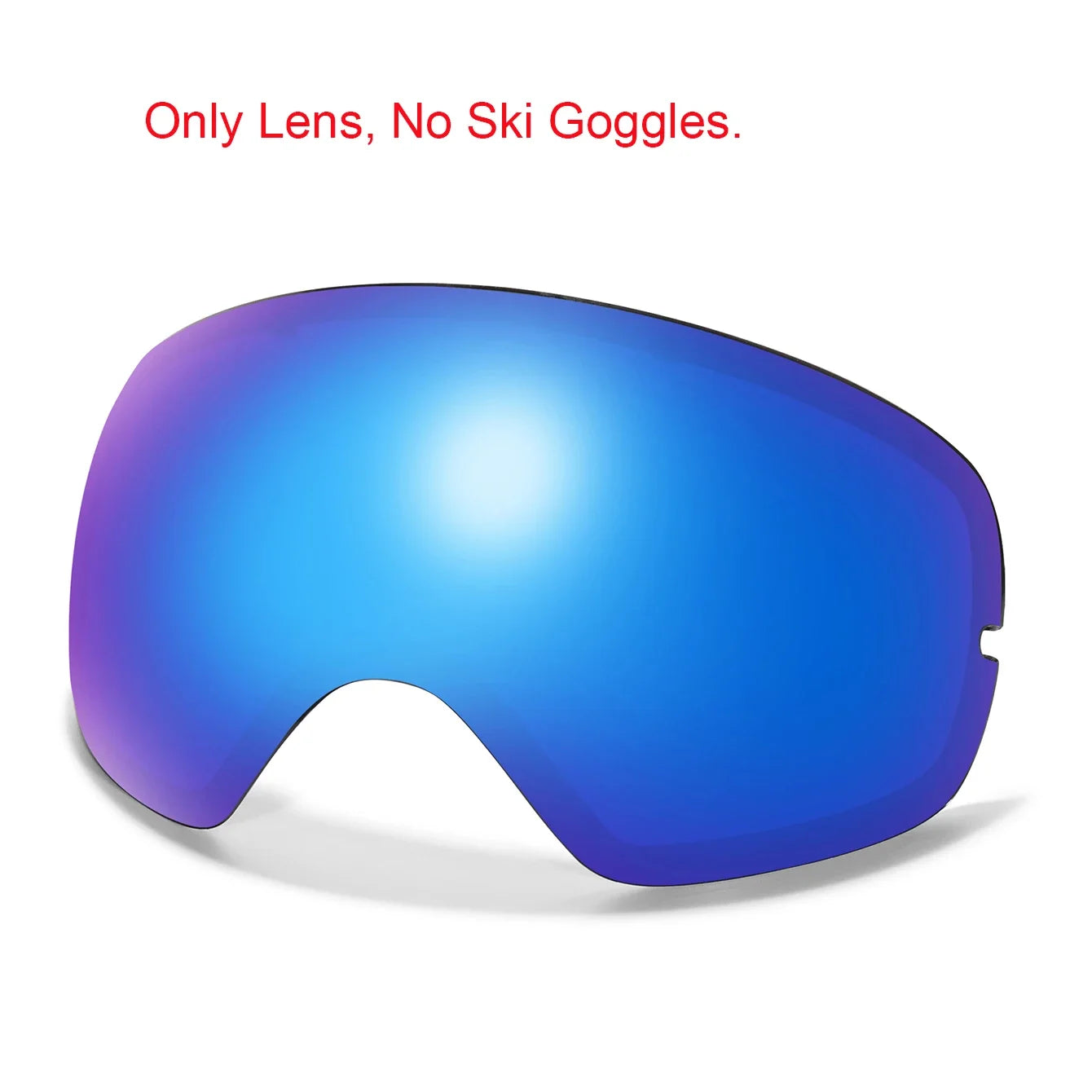 Unisex UV400 Anti Fog Ski Goggles With Polycarbonate Tpu Frame