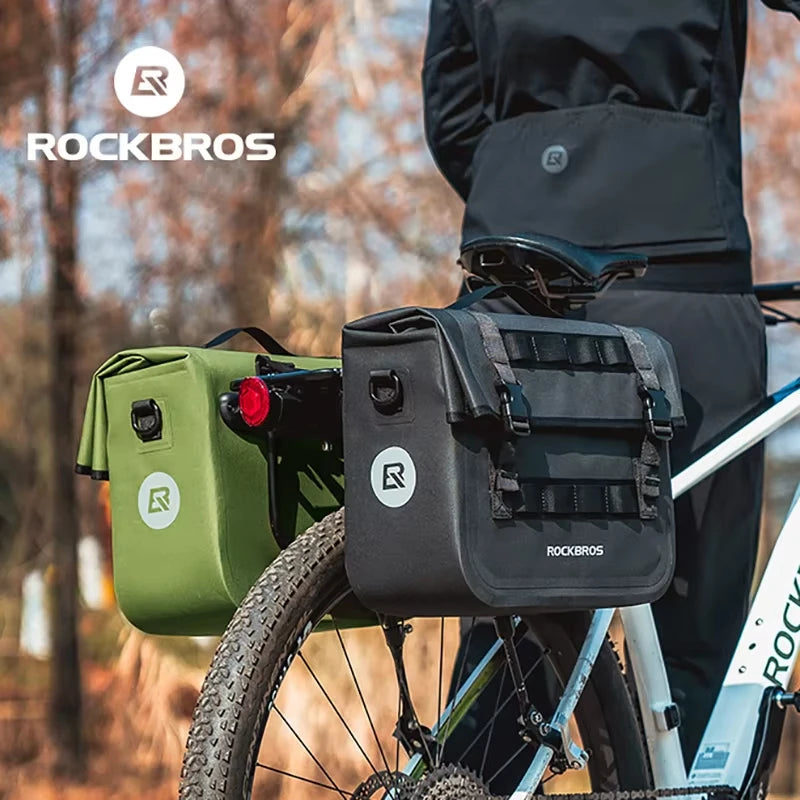 ROCKBROS Waterproof Mountain Bike Saddle Bag Large Capacity