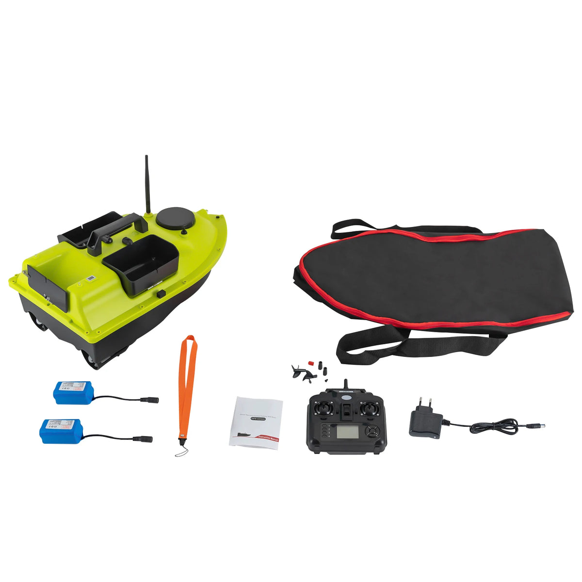 Rechargeable Gps Fishing Bait Boat With Dual Batteries And 2Kg