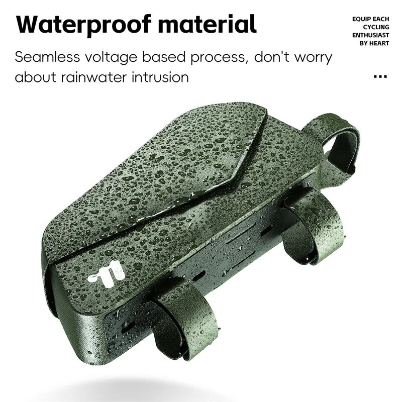 West Biking Magnetic Flip Cover Tube Bag Waterproof Hard Shell