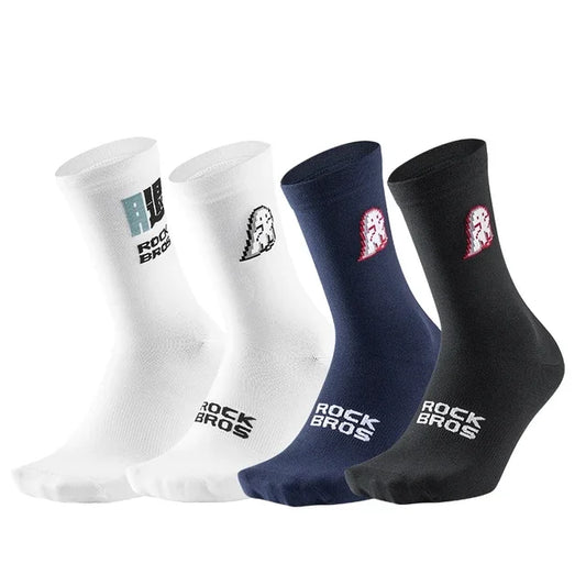 ROCKBROS Unisex Socks Running And Cycling Breathable 4 Pack