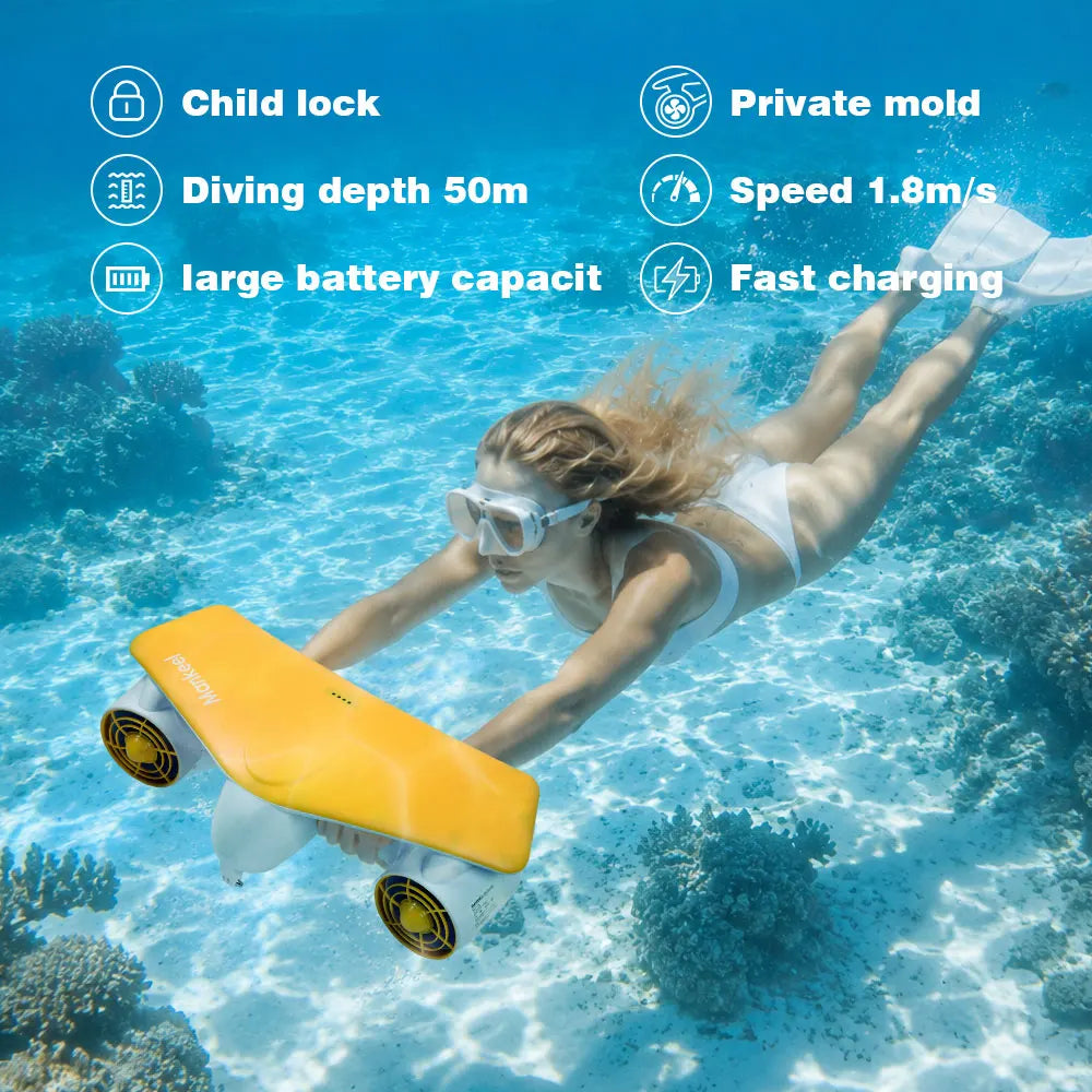 Mankeel W7 Electric Underwater Sea Scooter 50m Waterproof