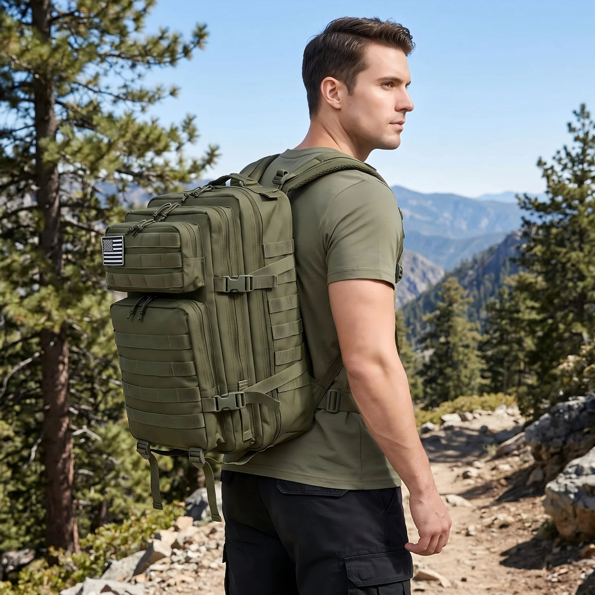 ReFire Gear 45L Tactical Hunting Backpack Molle Large Capacity