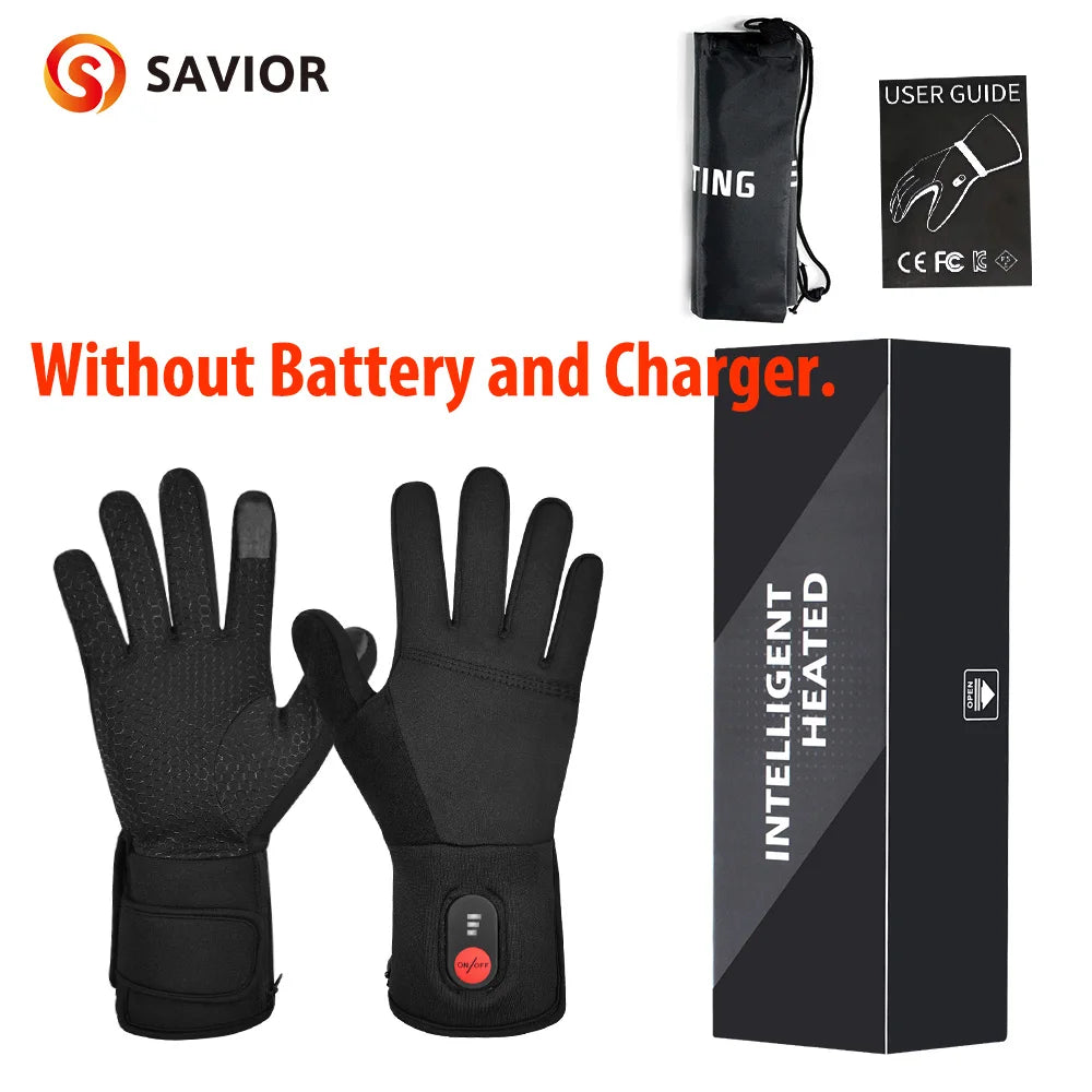 Savior Heat Rechargeable Heated Gloves Liner Men Women SW04