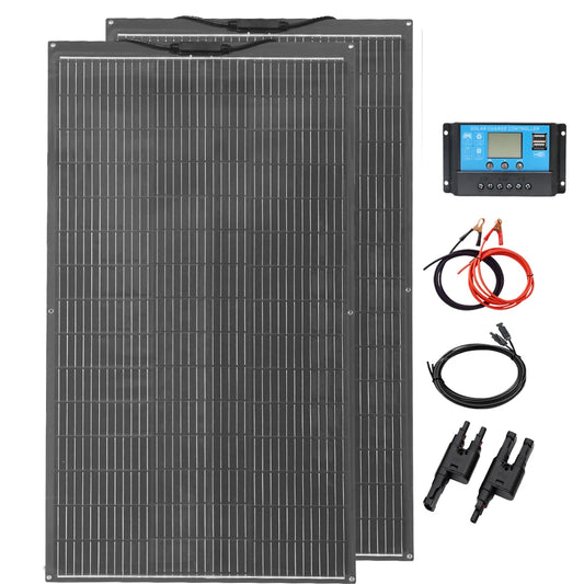 BOGUANG 200W Flexible Monocrystalline Solar Panel Waterproof