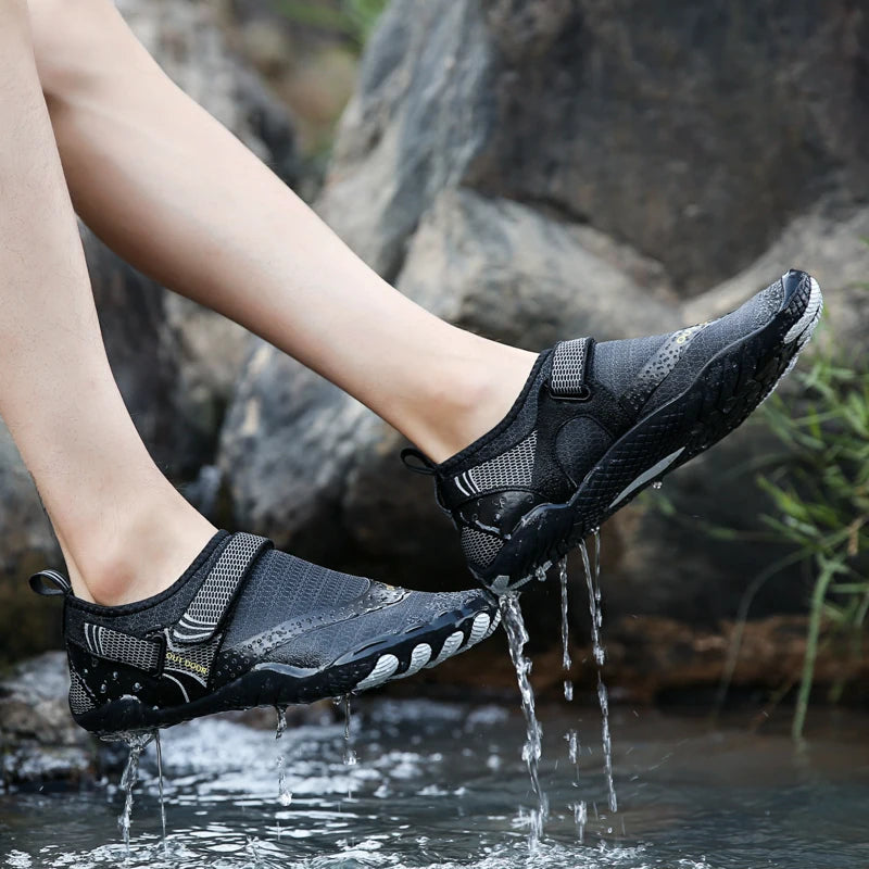 Men Quick Dry Water Shoes Non Slip Barefoot Aqua Sneakers