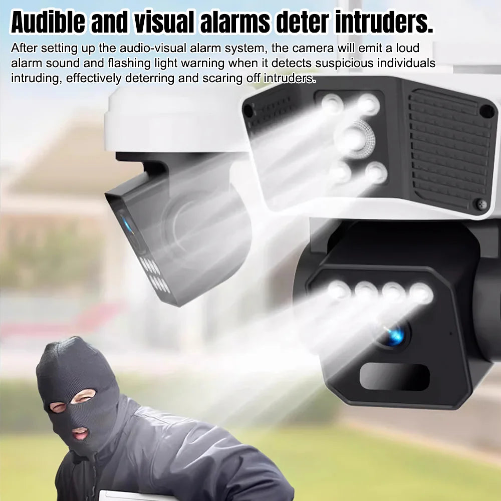 Kepeak 6Mptz Solar Wireless Security Camera For Outdoor Monitoring