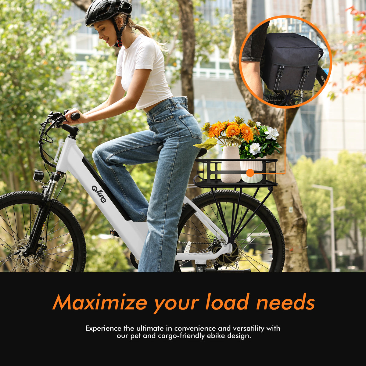 Qlife Cityone St Electric Commuter Bike With Step Thru Frame