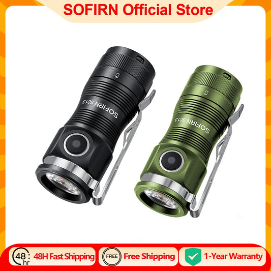 Sofirn Mini SC13 Tactical LED Flashlight With Magnetic Keychain