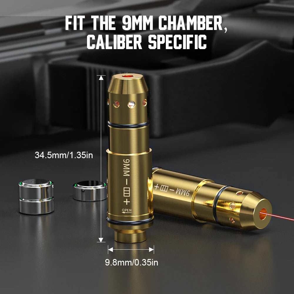 Laser Dry Fire Practice Cartridge For Pistol Marksmanship Training