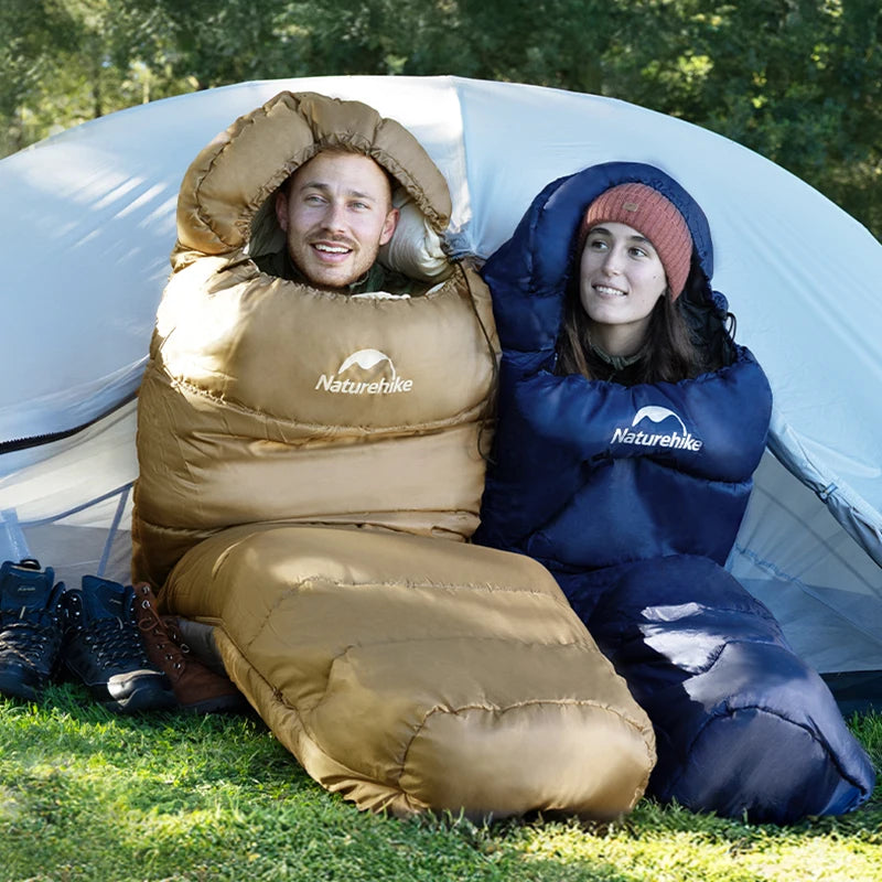 Naturehike Mummy Sleeping Bag Adults Warm Winter Camping Gear