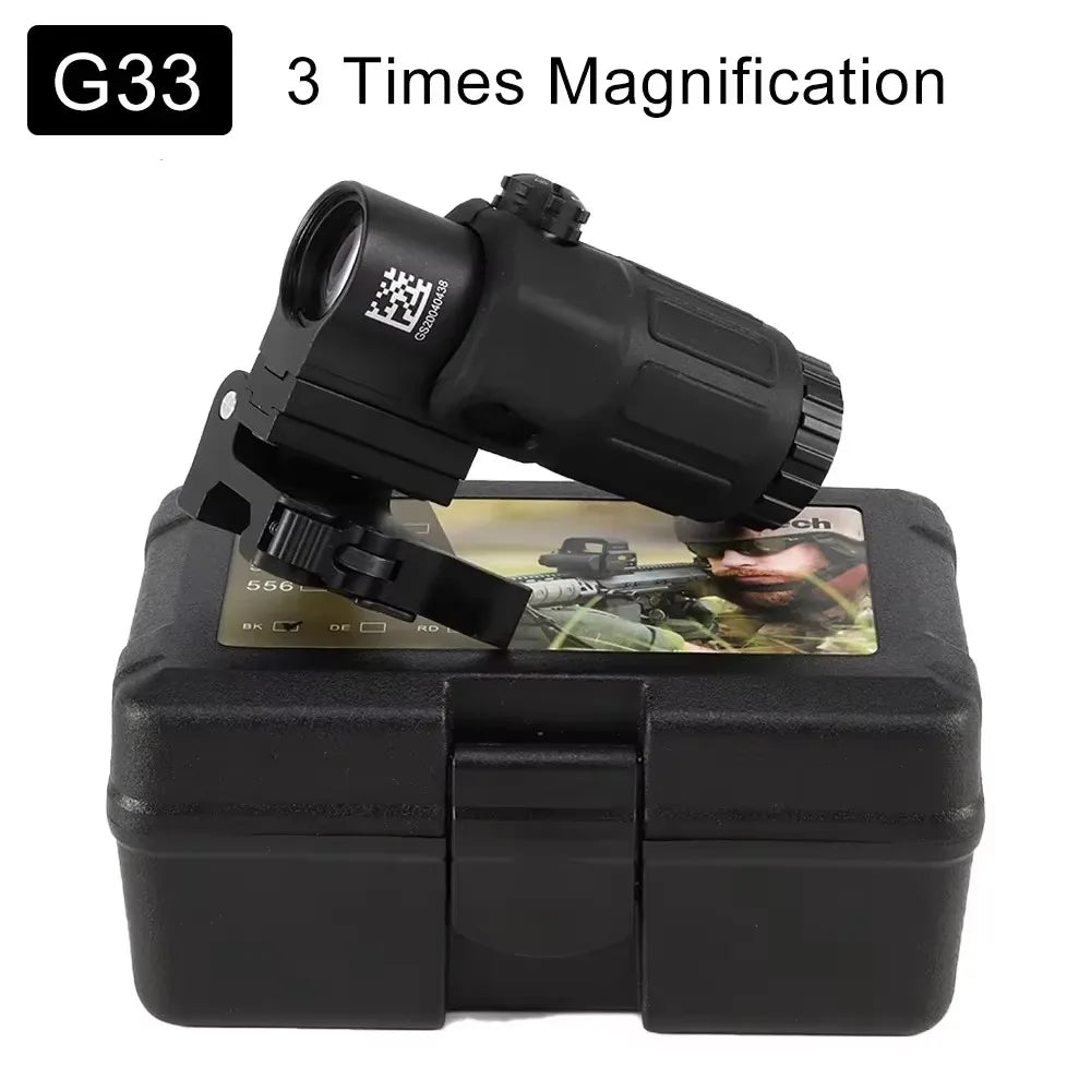 Bestsight G43 G45 3X Magnifier Scope With Quick Detach Mount