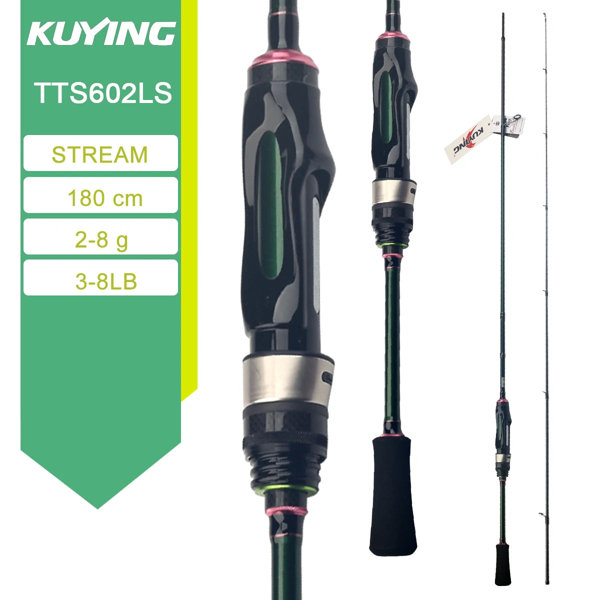 Kuying Teton Fast Action Spinning Casting Fishing Lure Rod