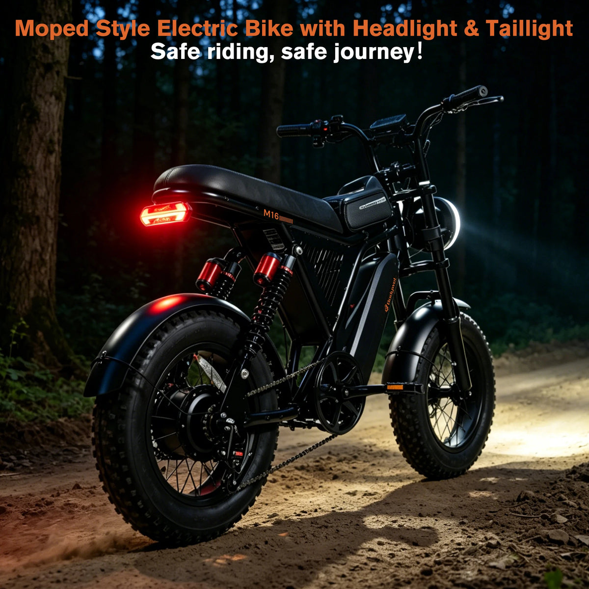 Bodywel M16 Portable Electric Fat Tire E-Bike With 40 Mile Range