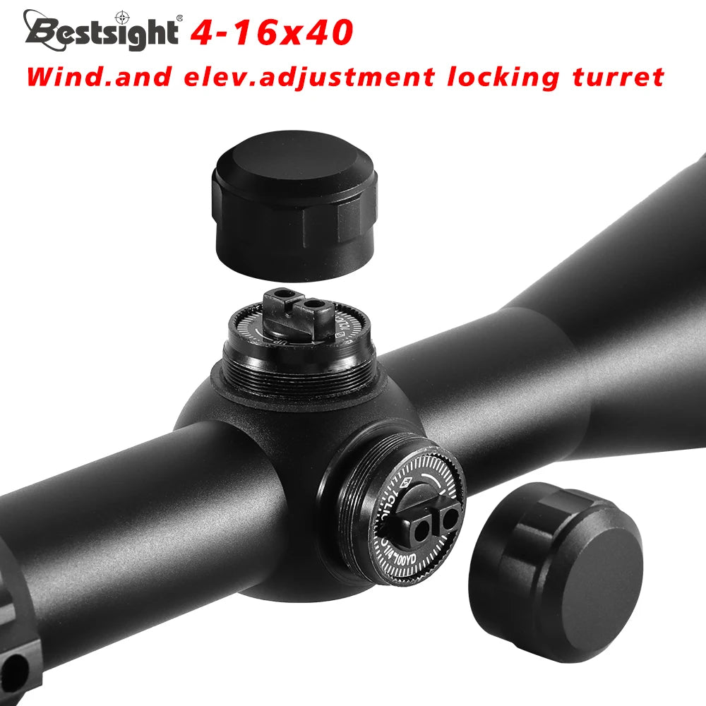 Nabila 4-16X40 AOE Optics Illuminated Red Green Dot Rifle Scope