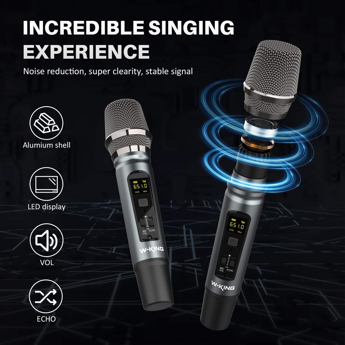 W-KING D20 Portable Bluetooth Speaker Designed For Powerful Outdoor Events