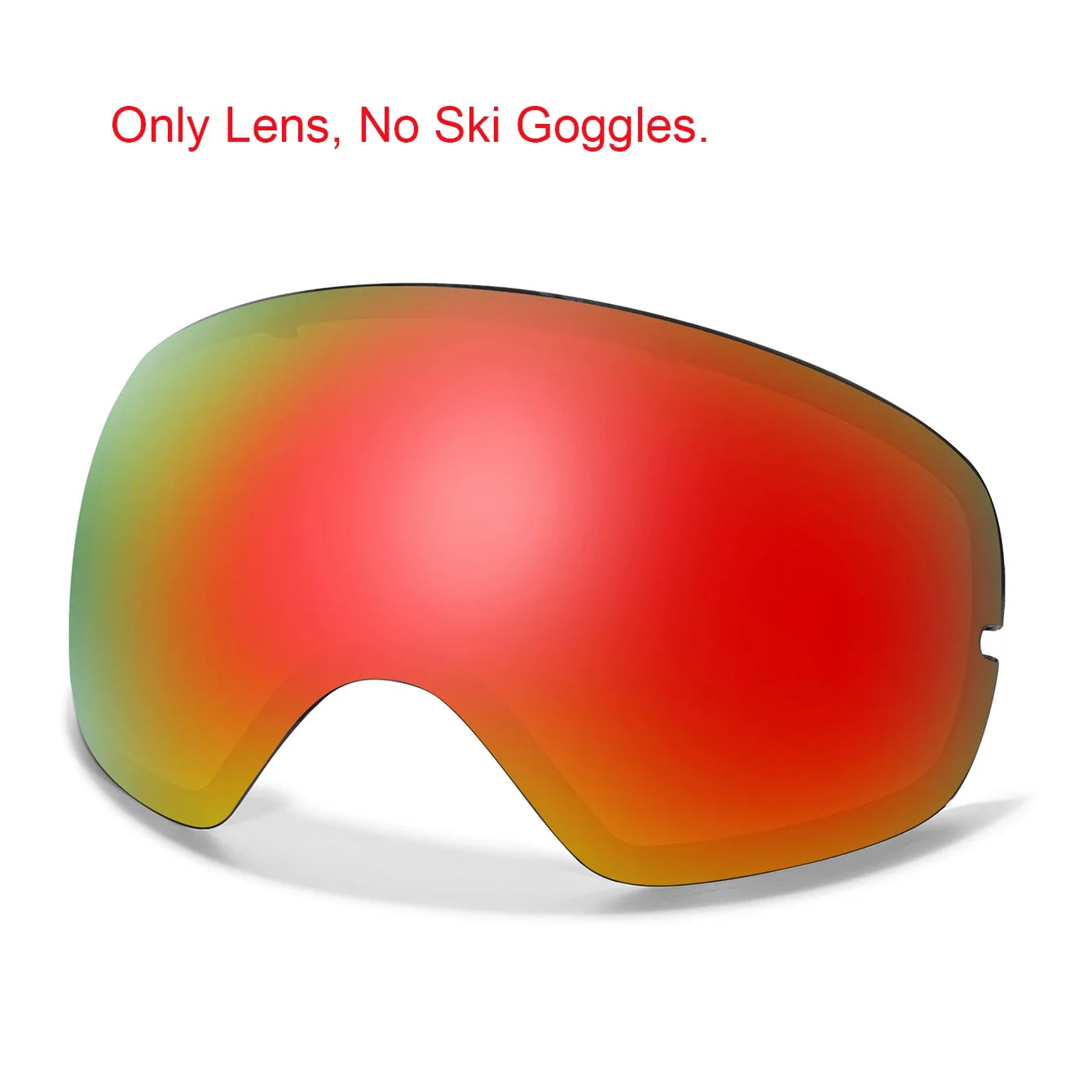 Unisex UV400 Anti Fog Ski Goggles With Polycarbonate Tpu Frame