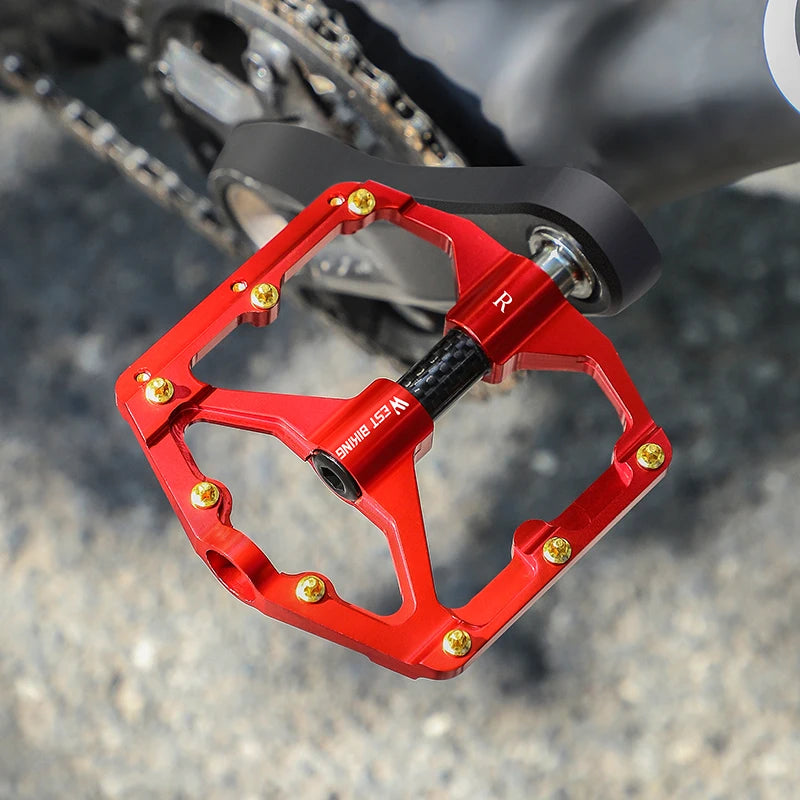 West Biking Aluminum Alloy Universal Bicycle Pedals For All Riders