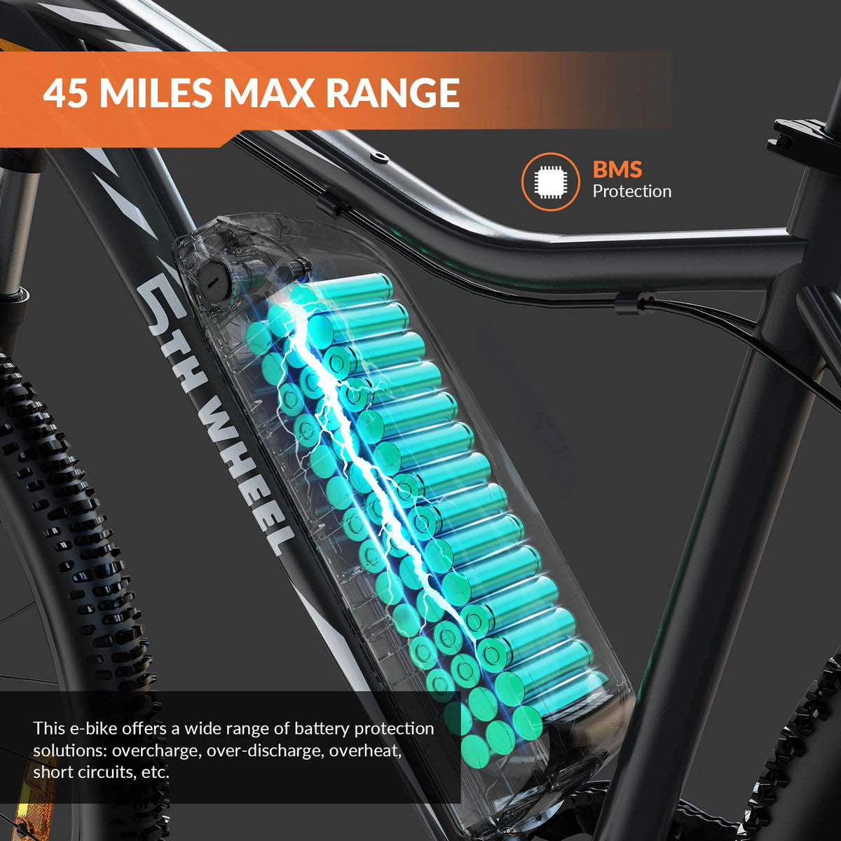 5TH WHEEL AB17 Electric Bike With 700W Motor