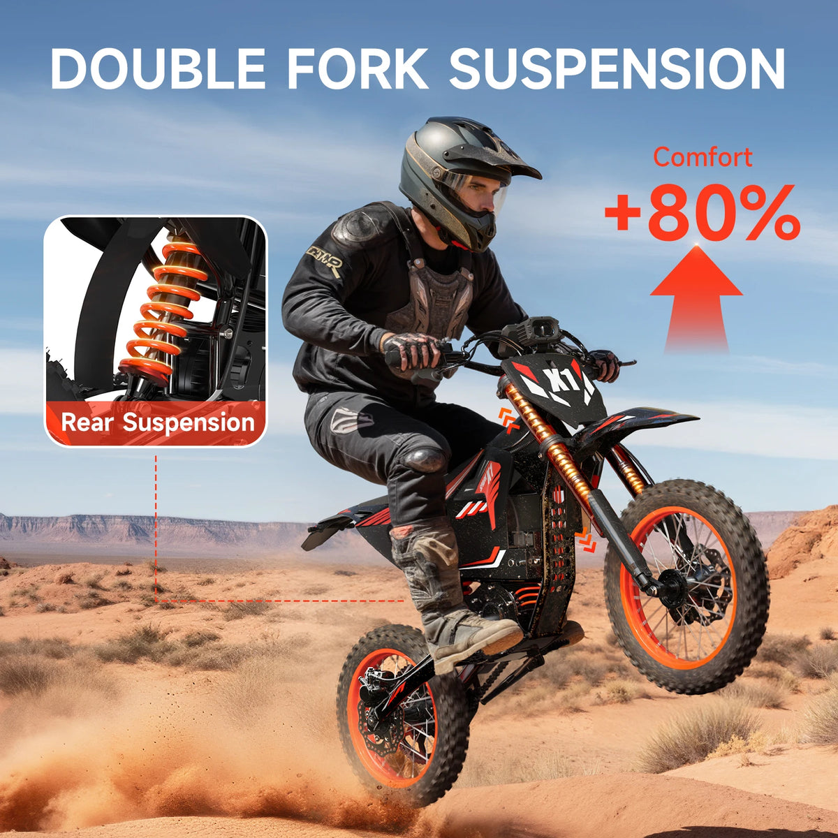 Qronge X1 Spark Electric Dirt Bike 4500W Performance