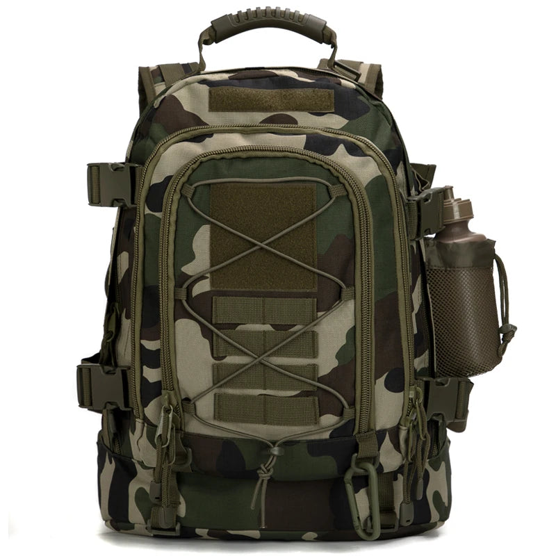 LQARMY Tactical Backpack Outdoor Hiking Rucksack Durable Travel