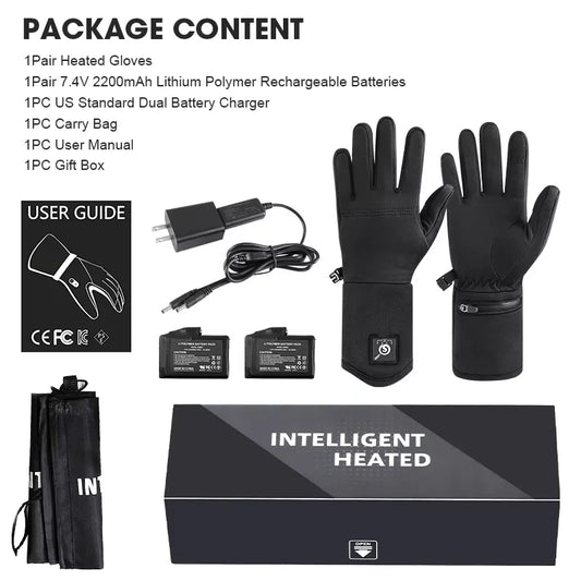 Savior Heat Rechargeable Electric Heated Liner Gloves For Winter Sports